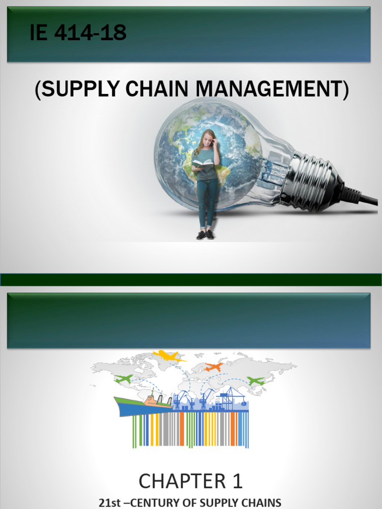 Chapter 01 - 21st Century Supply Chains | PDF | Supply Chain | Logistics