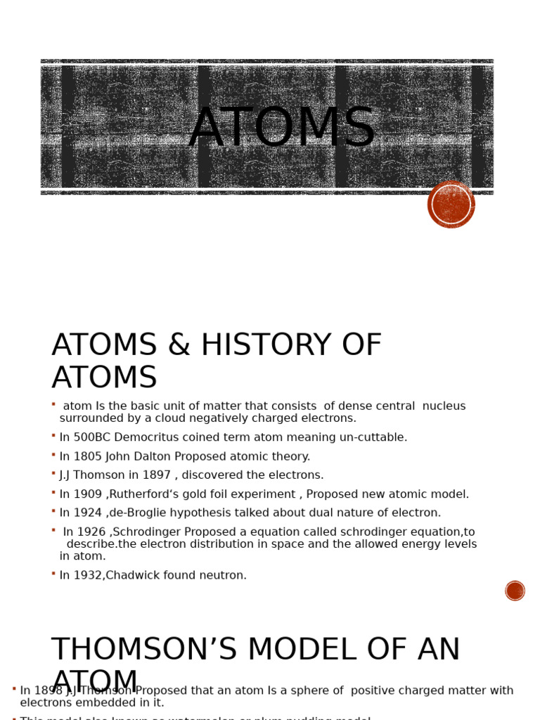 Atoms | PDF