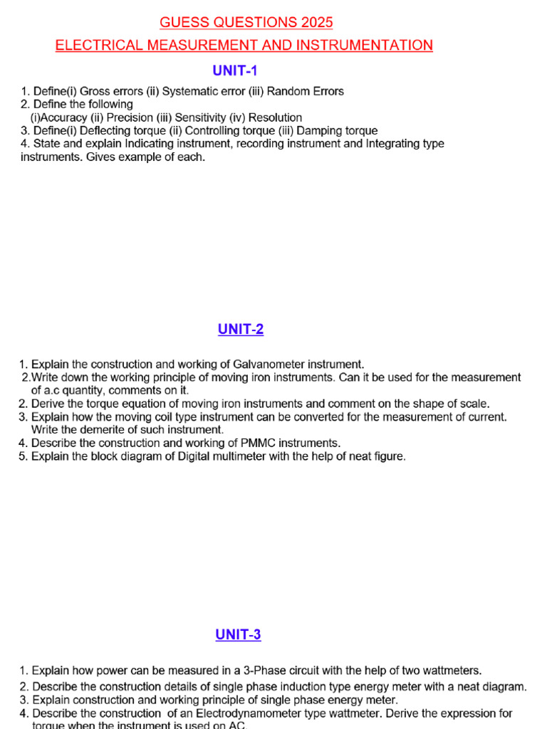 Measurement Guess Question - 71123401 - 2025 - 11 - 25 - 00 - 03 | PDF