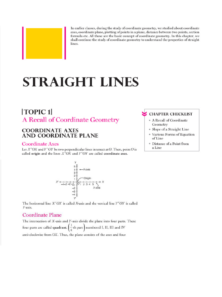 Straight Line | PDF