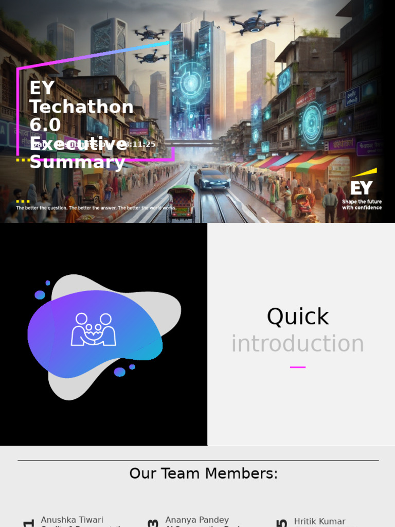 EY Techathon 6.0 Problem Statement 2 | PDF | Return On Investment ...