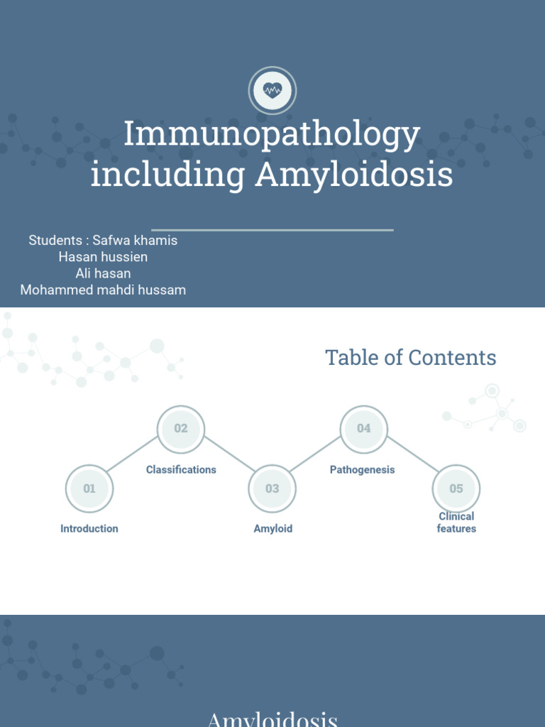 Immunopathology Including Amyloidosis | PDF | Human Diseases And ...