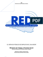Red Un Modelo de Servicio Publico de Empleo El Salvador