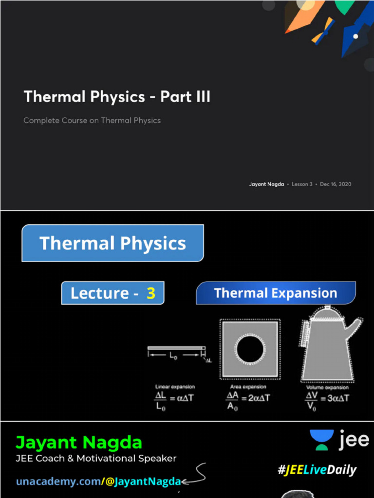 Thermal Physics Part III With Anno | PDF