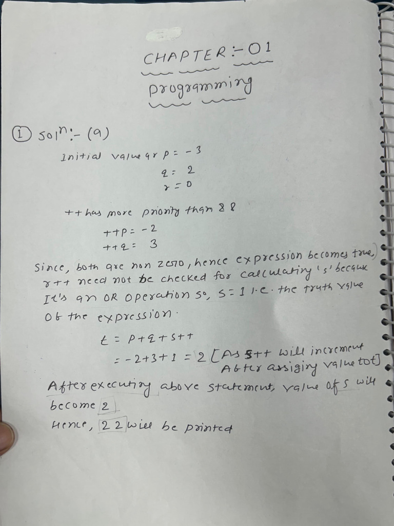 Programming Solutions Made Easy WorkBook | PDF