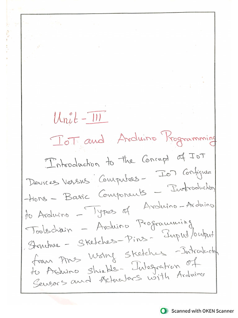 Unit 3 ESIOT Notes | PDF