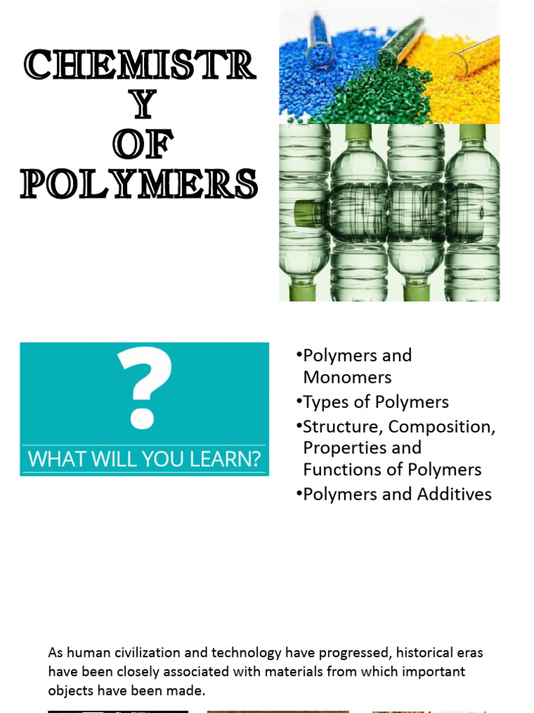 Chemistry and Types of Polymers | PDF | Polymers | Thermoplastic