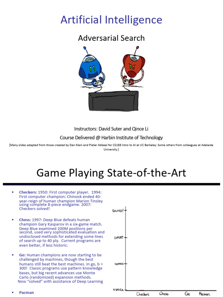 Adversarial Search | PDF | Applied Mathematics | Algorithms
