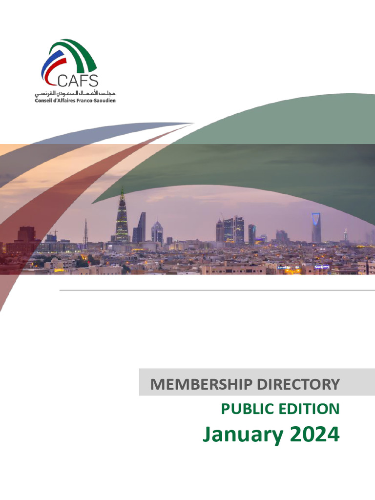 2024 02 CAFS Membership Directory Public | PDF | Saudi Arabia | Riyadh