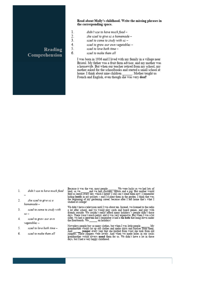 CIG1013+Unit+1+Lesson+1+the+Good+Old+Days | PDF