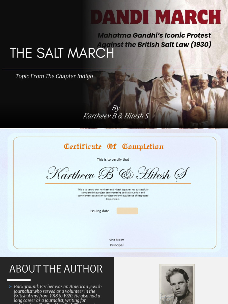 Salt March: Gandhi's Nonviolent Protest | PDF | Mahatma Gandhi ...