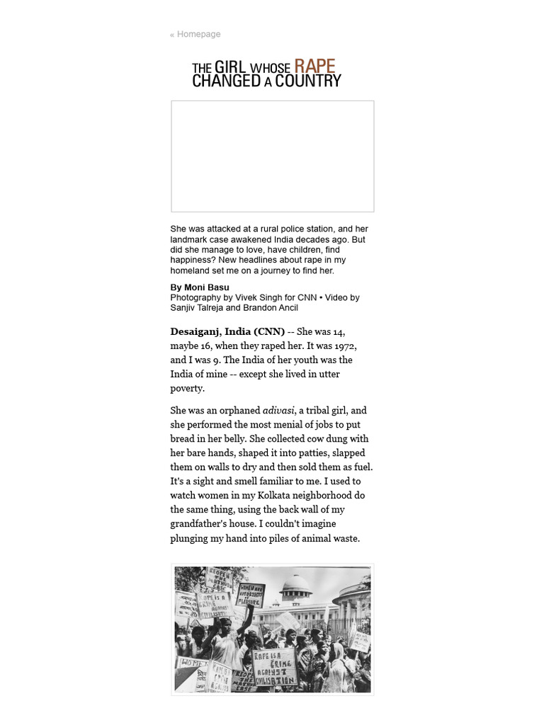 Mathura's Legacy: India's Rape Crisis | PDF | Rape | Acquittal