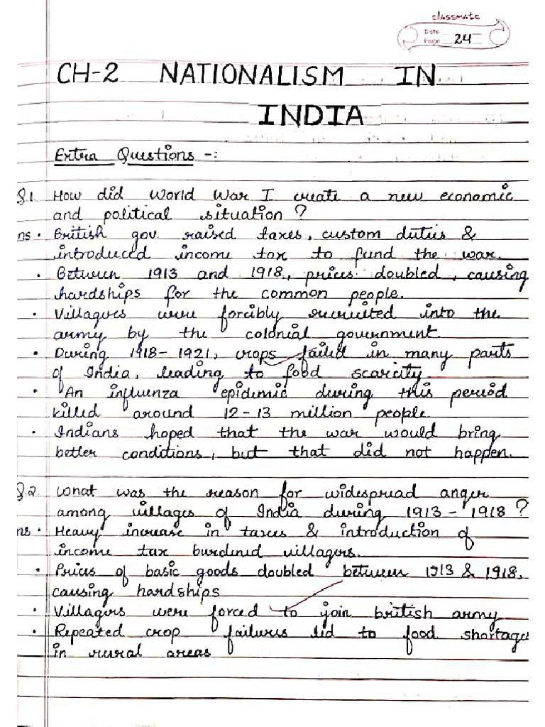 History Nationalism in India | PDF