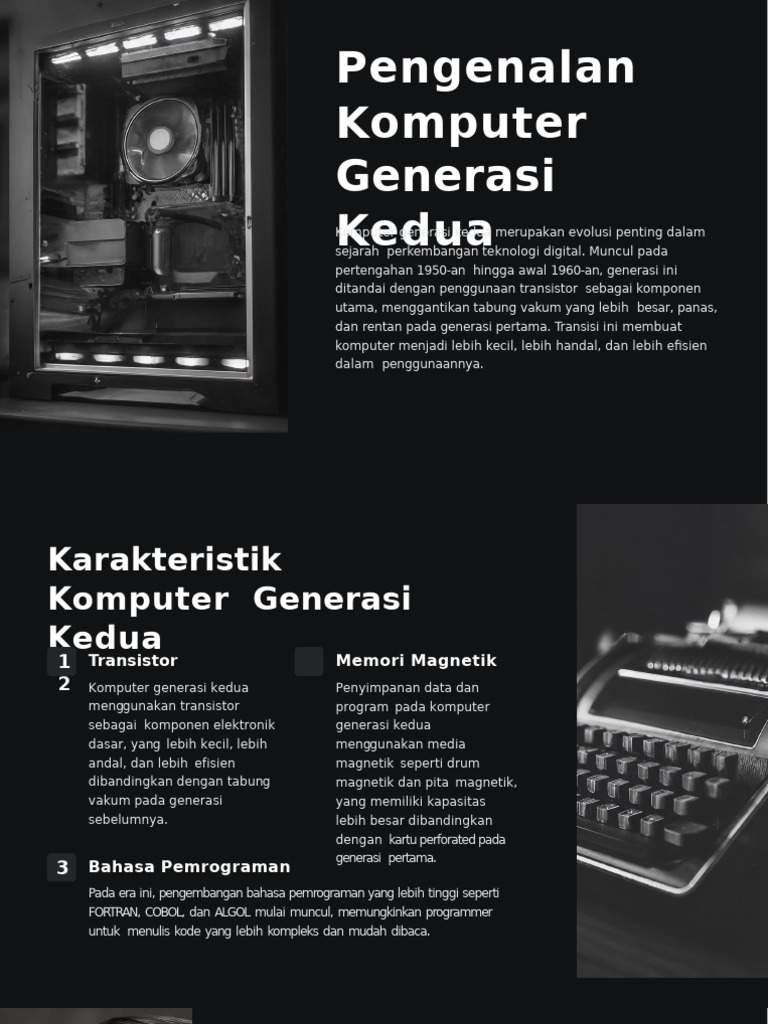Evolusi Komputer Generasi Kedua | PDF