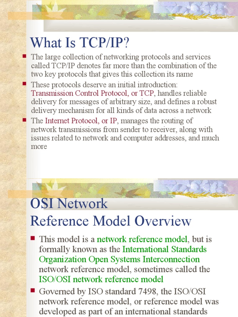 What Is TCP/IP?: Transmission Control Protocol, or TCP | Download Free ...