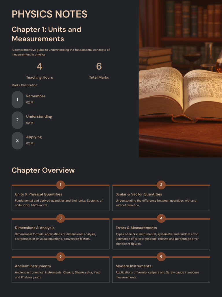 Physics Measurement Concepts Explained | PDF | International System Of ...