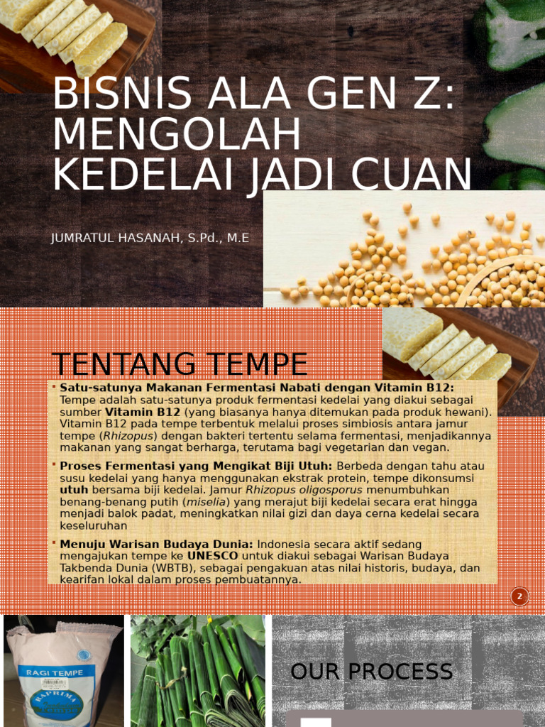 Tempe: Makanan Fermentasi Kaya Nutrisi | PDF