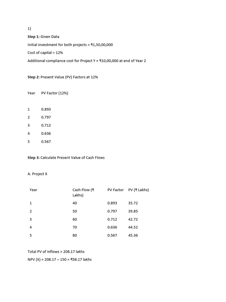 Corporate Finance Copy | PDF | Net Present Value | Dividend