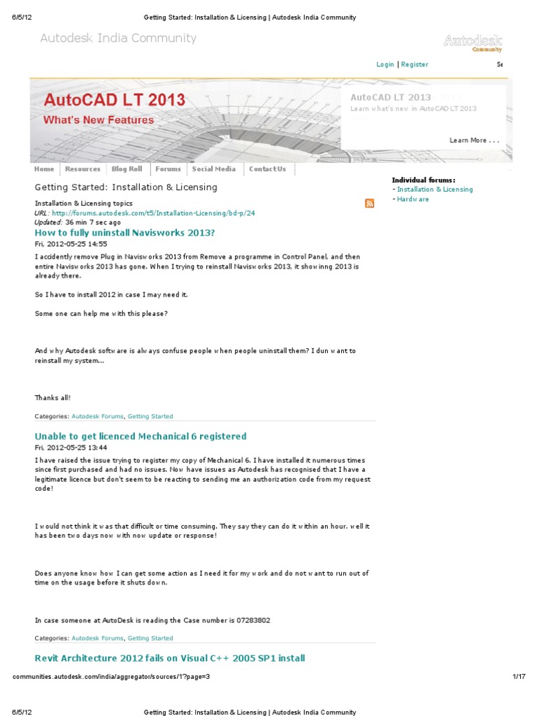 Getting Started Installation Licensing Autodesk India Community Autodesk Revit Auto Cad