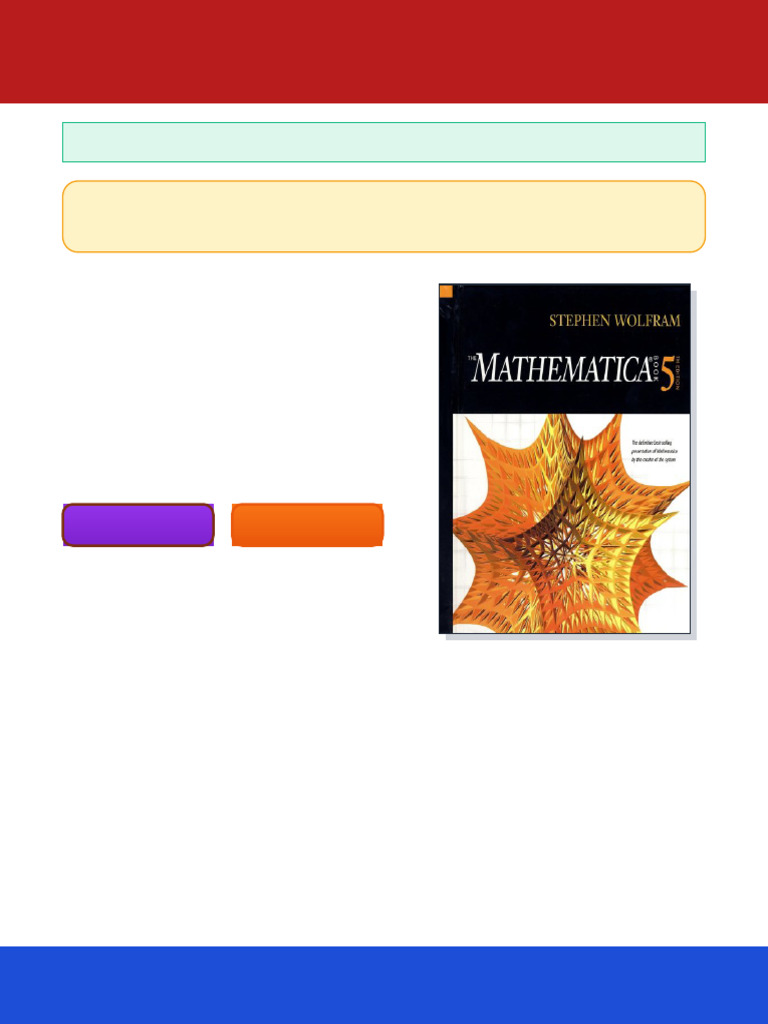 The Mathematica Book 5th Edition Stephen Wolfram ebook OCR-enabled pdf ...
