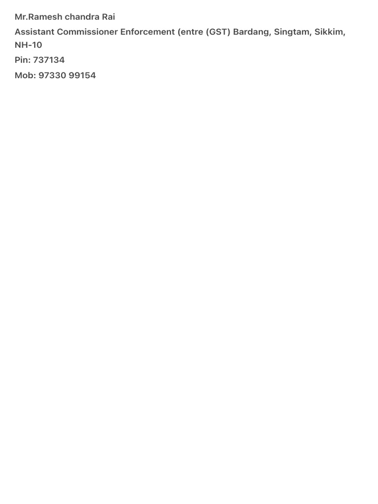 MR - Ramesh Chandra Rai | PDF