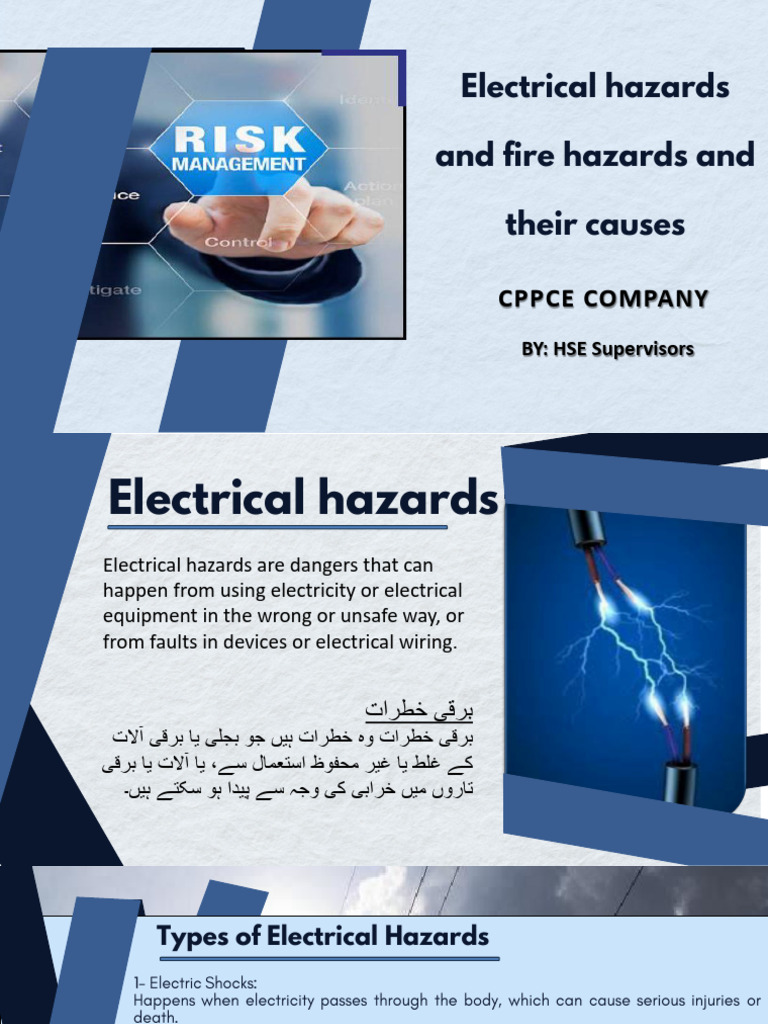 Electrical Hazards and Fire Hazards and Their Cause | PDF