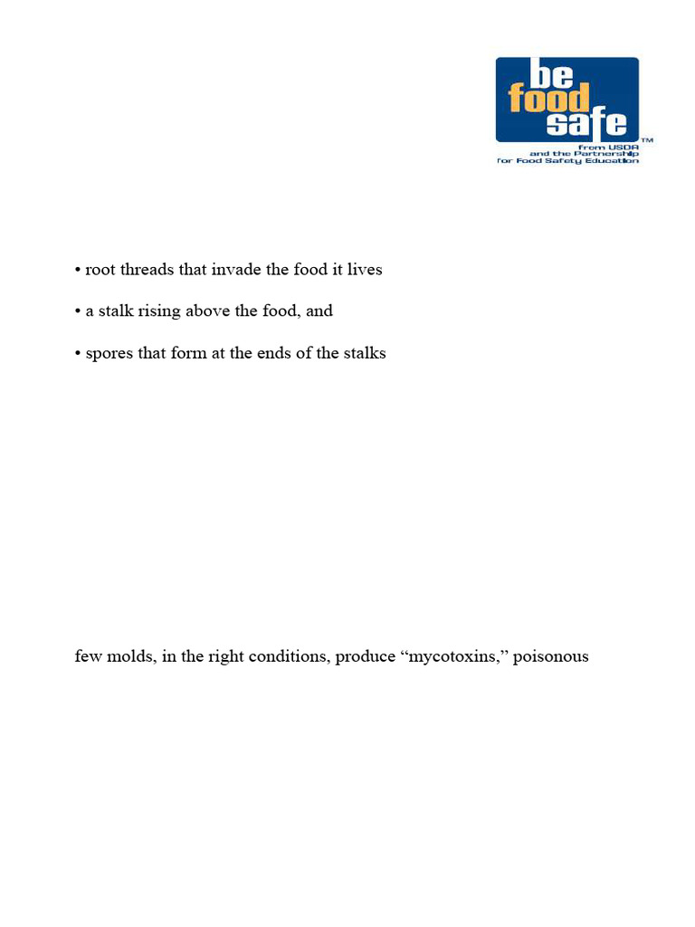 Mold and Yeast | PDF | Mold | Mycotoxin