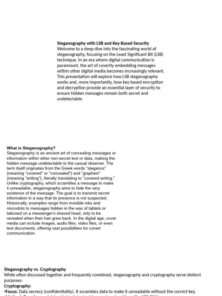 Lsb | PDF | Encryption | Key (Cryptography)