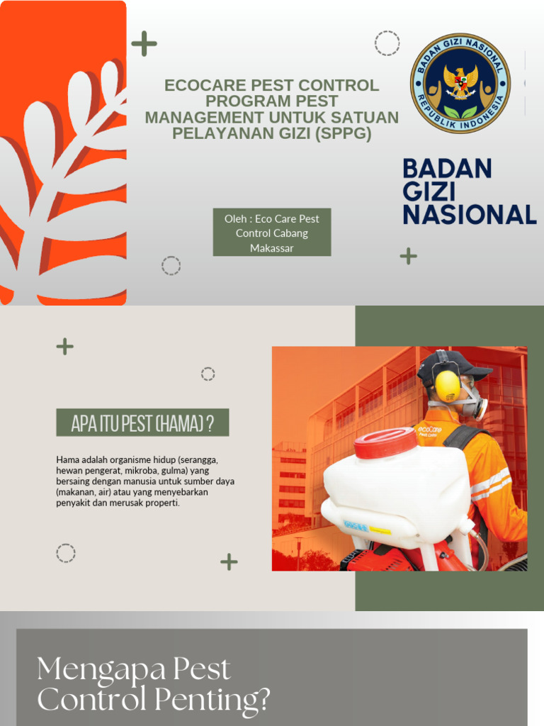 Ecocare Pest Control Program Pest Management Untuk Satuan Pelayanan ...