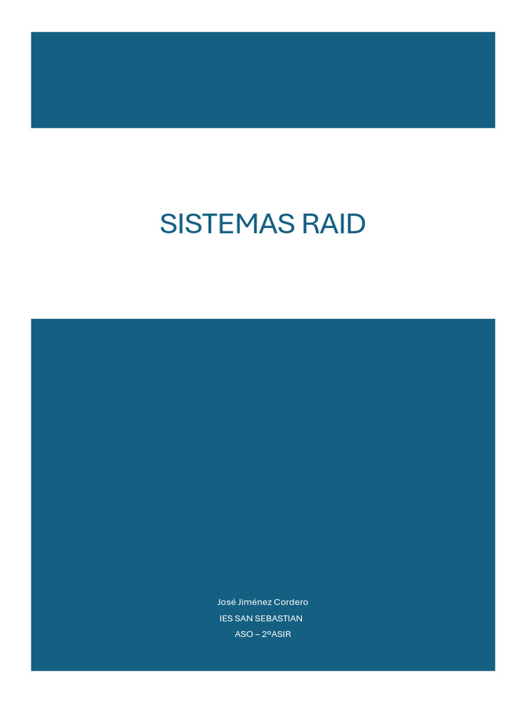 Guía Práctica de Configuración RAID 5 | PDF | Archivo de computadora ...