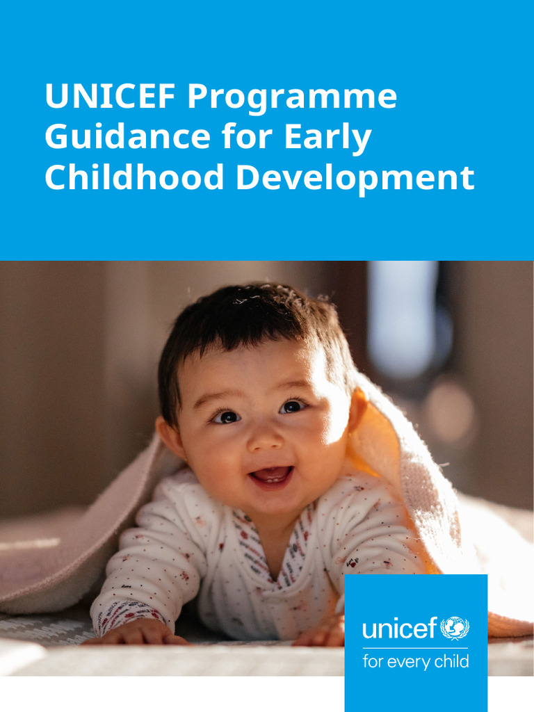 UNICEF Early Childhood Development Guidance | PDF | Poverty | Poverty ...