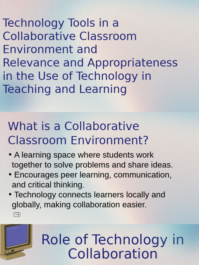 Tech Tools for Collaborative Classrooms | PDF | Learning | Collaboration
