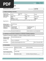 Form 12 Aspect Inspection Certificate QLD | PDF | Building Code ...