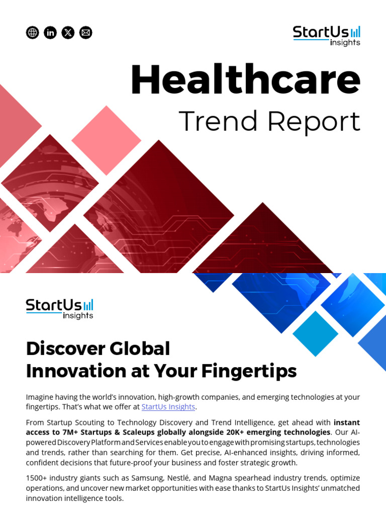 Healthcare Trend Report StartUs Insights | PDF | Health Care ...