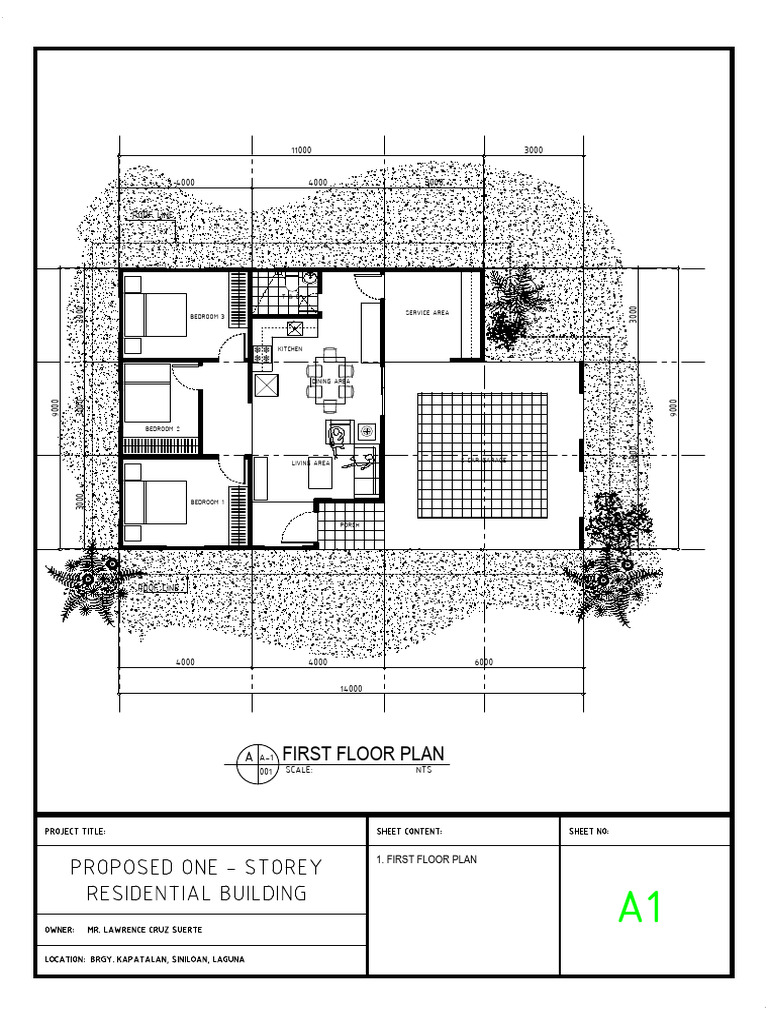 First Floor Plan Layout Details | PDF