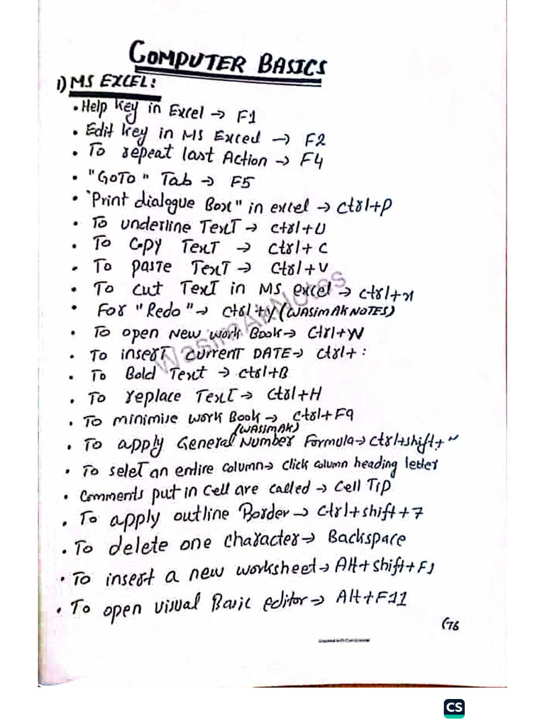 Handwritten Notes | PDF