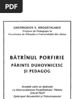 (ParintelePorfirie) Parinte Duhovnicesc Si Pedagog