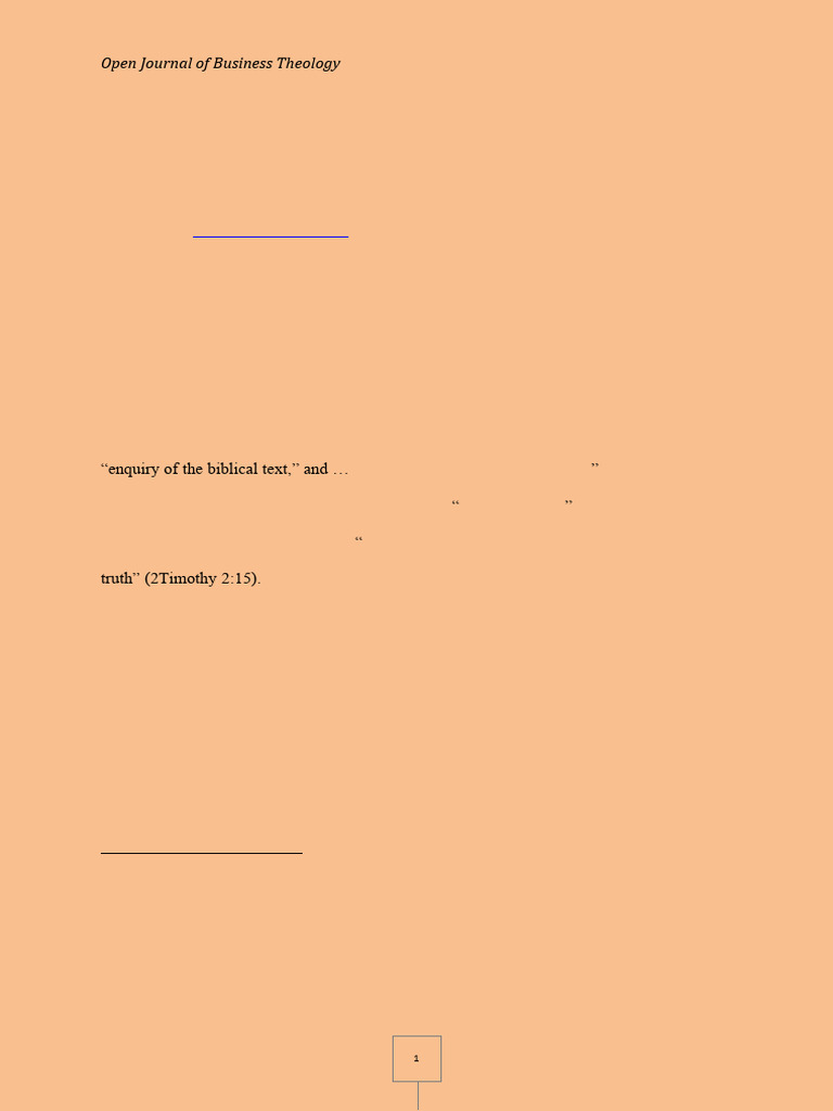 Understanding Exegetical Theology | PDF | Exegesis | Acts Of The Apostles