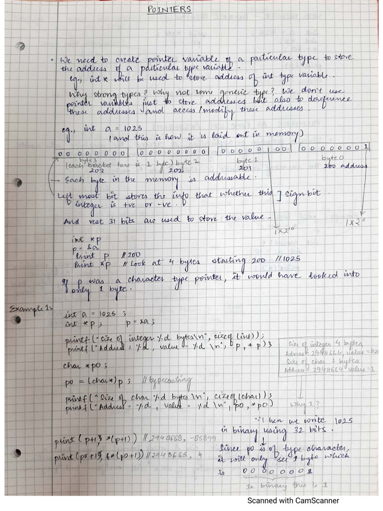 Pointers in C | PDF