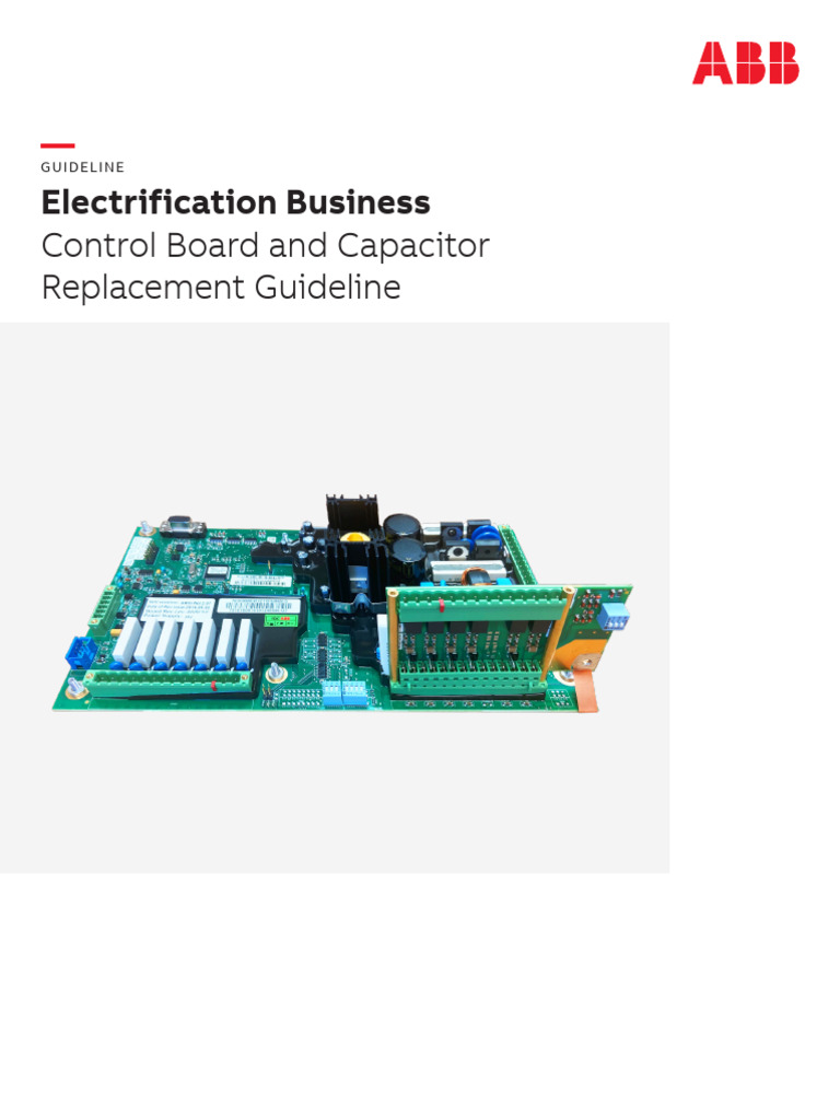 Control Board & Capacitor Replacement Guide | PDF | Capacitor | Power ...