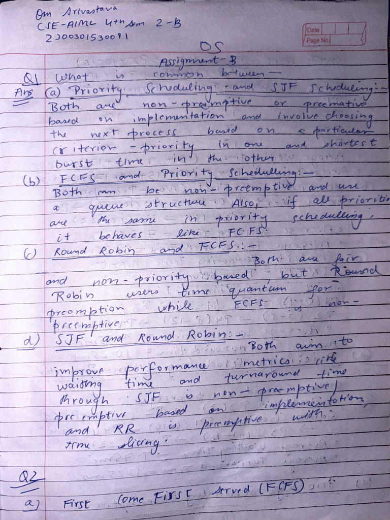 Assignment 3 Os | PDF