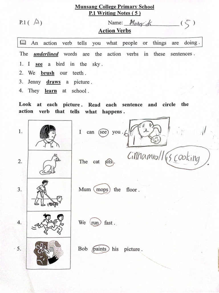 P1 Eng WR Note | PDF