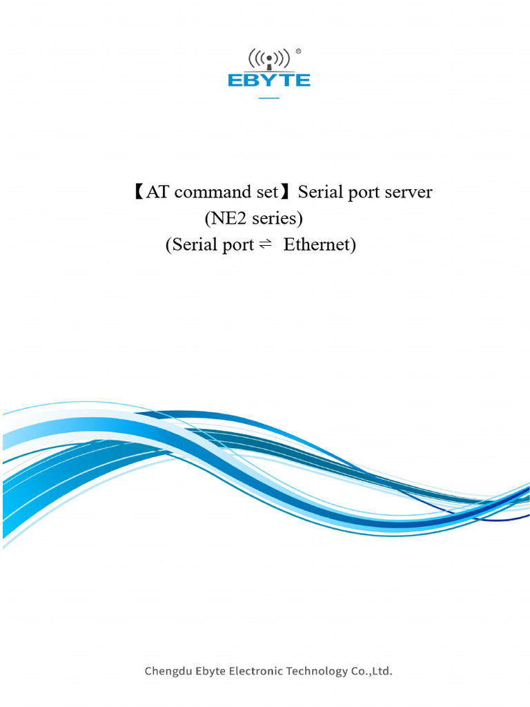 NE2 Series at Command Set | PDF | Port (Computer Networking) | Computer ...