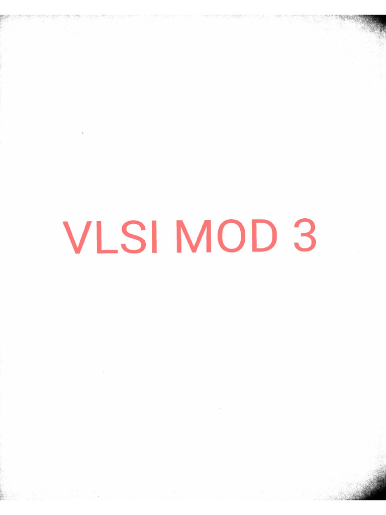 Mod 3 | PDF