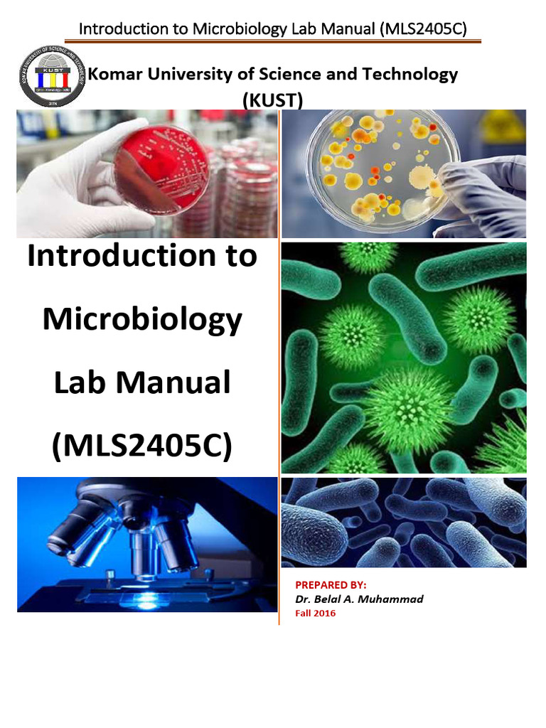 Intro to Micro Lab Manual Fall 2016 | PDF | Staining | Sterilization ...
