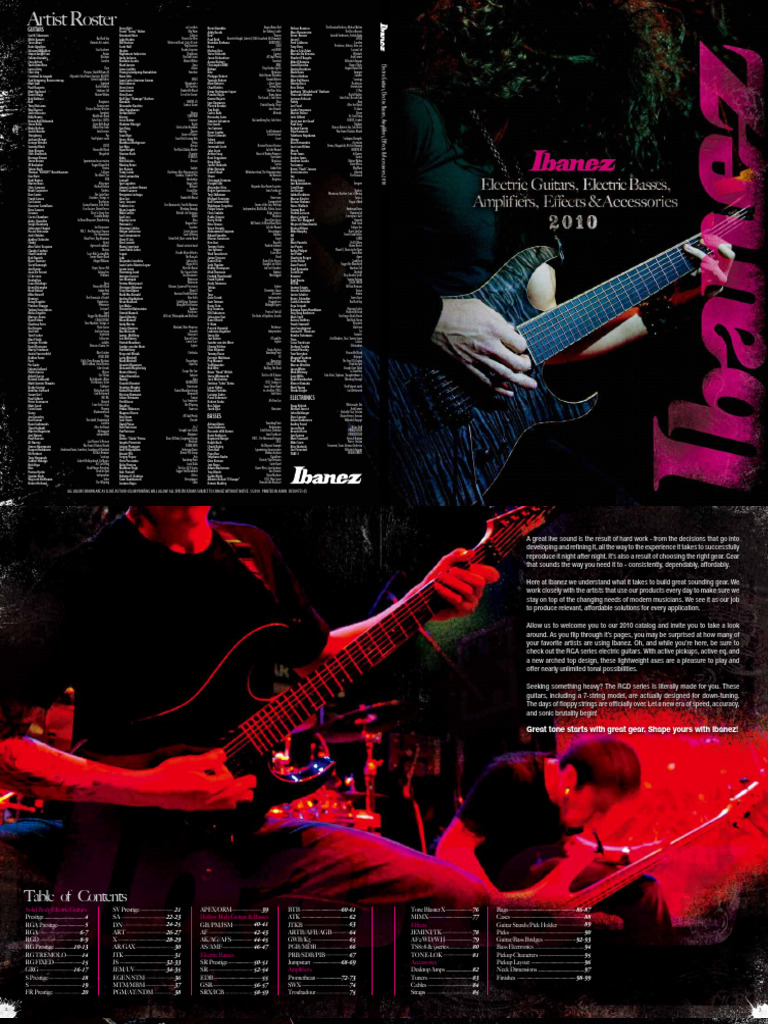 Comprehensive Artist Roster 2023 | PDF | Guitars | Musical Groups