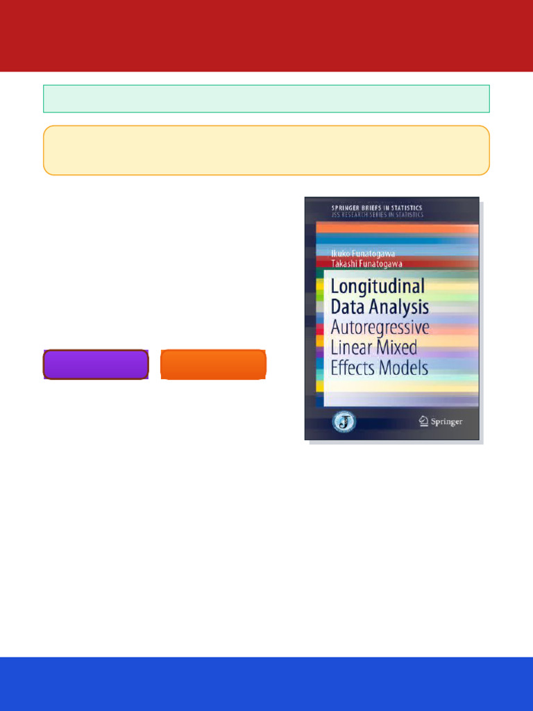 Longitudinal Data Analysis Autoregressive Linear Mixed Effects Models ...