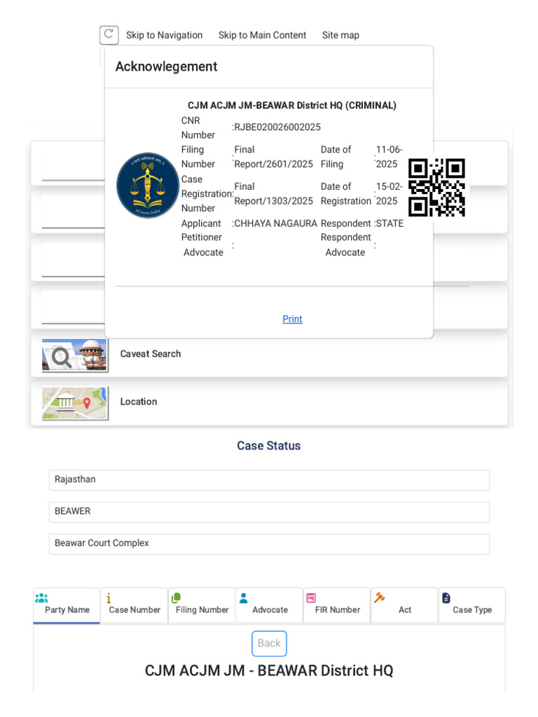 Beawar Court Case Status Overview | PDF | Computing | Software