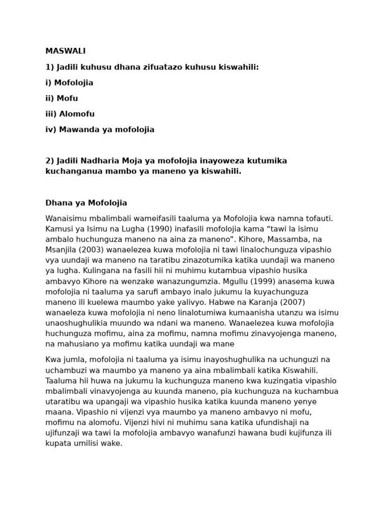 Dkt Mburu Dan | PDF
