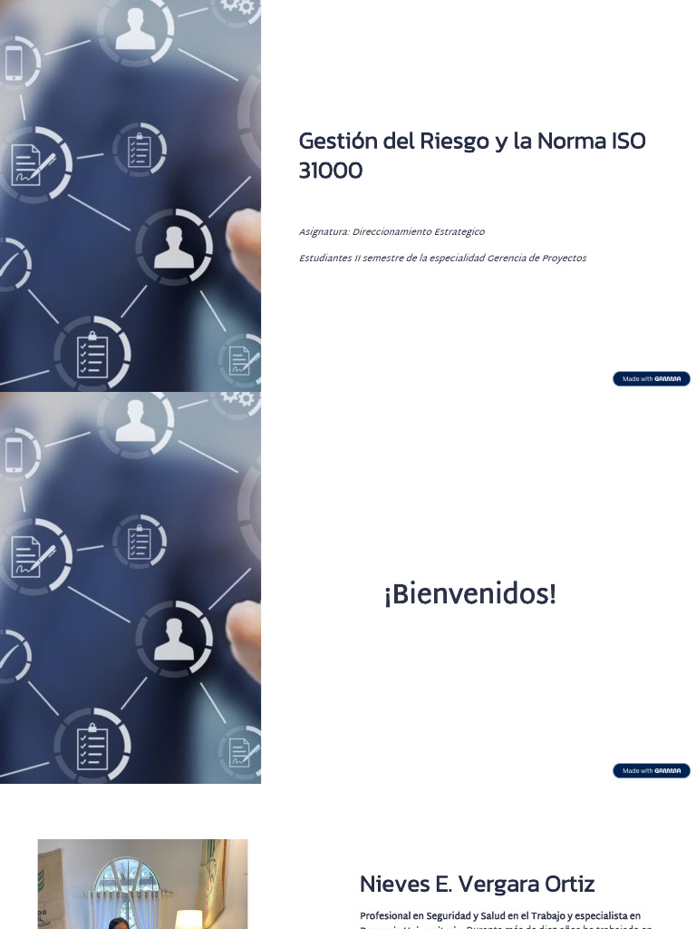 Gestión de Riesgos según ISO 31000 | PDF | Seguridad y salud ...